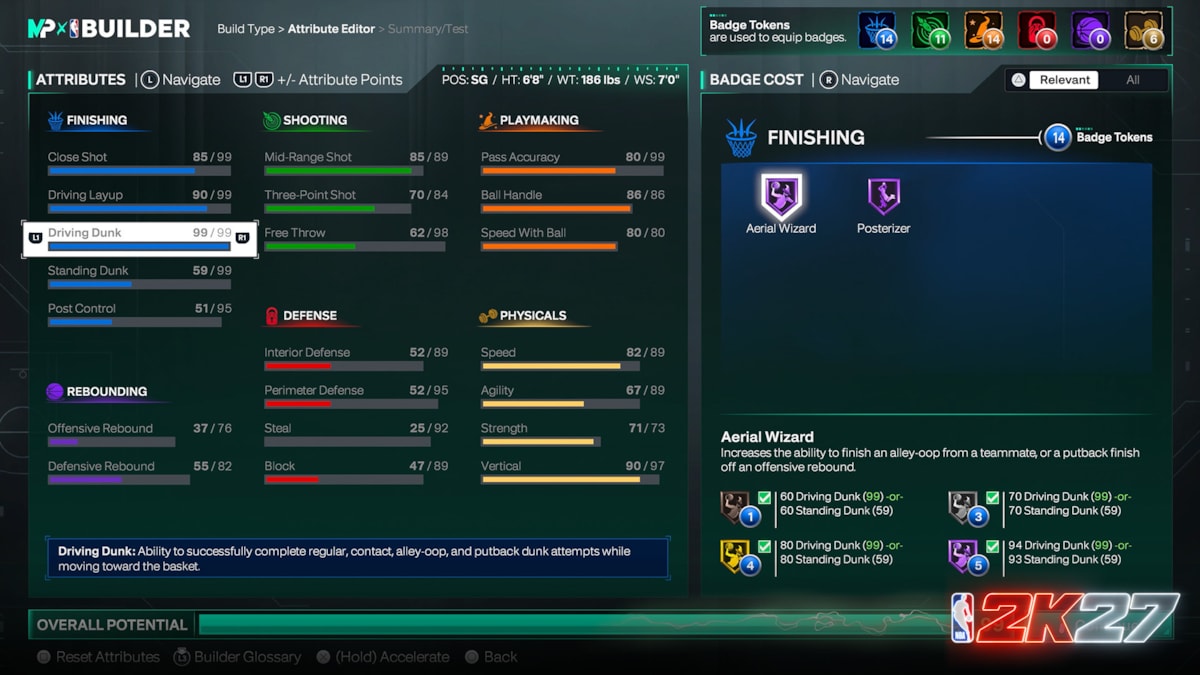 NBA 2K27 Build Cost