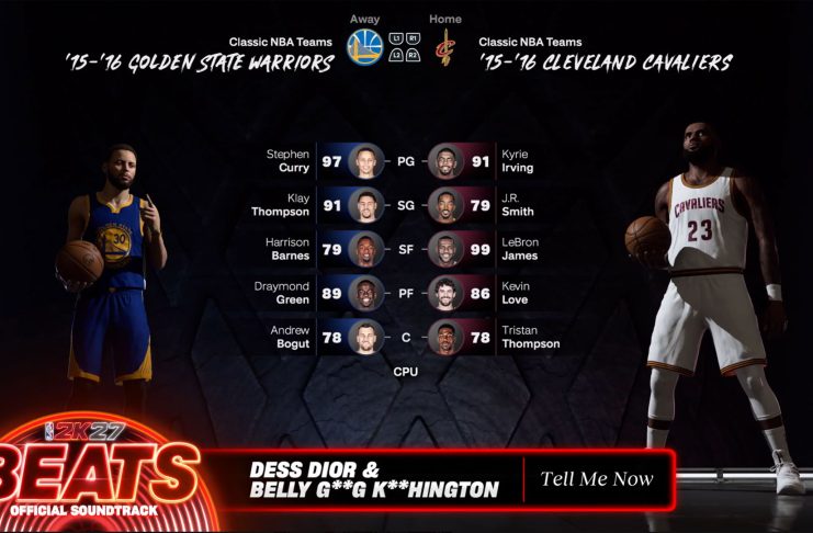 First Sounds of the NBA 2K27 Soundtrack Revealed